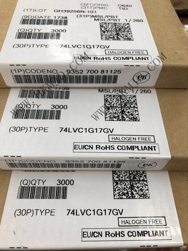 NXP 74LVC1G17GV 邏輯緩沖器，驅(qū)動器，接收器，收發(fā)器