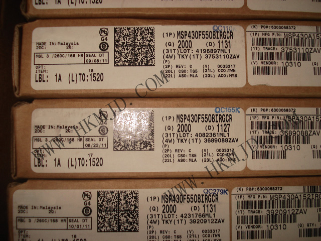 MSP430 MCU MSP430F5508IRGCR 超低功耗16位微控制器，適用于各種應(yīng)用