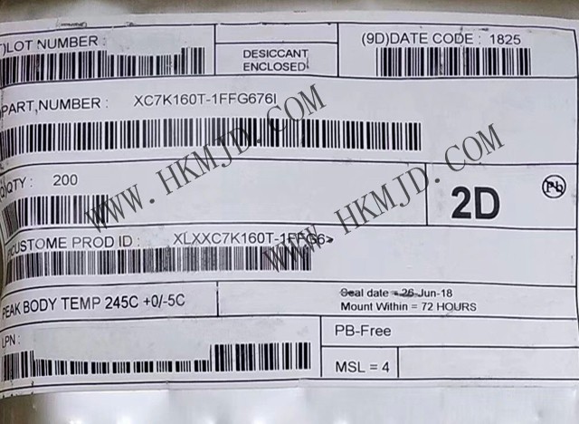 【銷售 Xilinx FPGA 芯片】XC7K160T-1FFG676I Kintex?-7 現場可編程門陣列 IC
