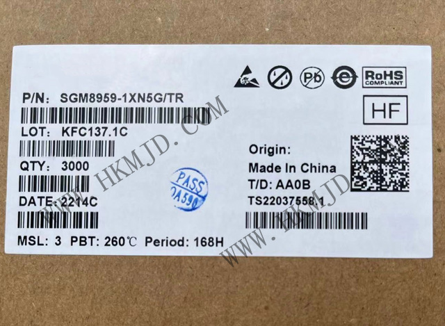 出售SGM8959-1XN5G 單 SGM8959-1 低VOS、低噪聲、高精度零漂移運(yùn)算放大器