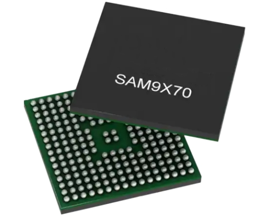 Microchip SAM9X75-I/4PB超低功耗微處理器（MPU） 、運(yùn)行頻率高達(dá)800MHz。