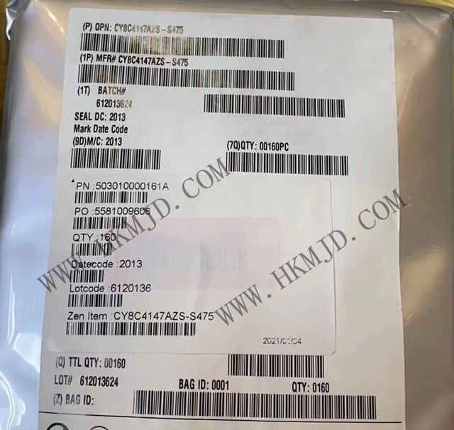 供應32位單片機 CY8C4147AZS-S475 汽車，AEC-Q100，PSOC? 4 CY8C4100S Plus 微控制器 IC