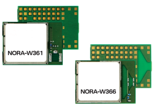u-blox發(fā)布新款雙頻Wi-Fi藍(lán)牙LE模塊：NORA-W361-00B、NORA-W366-00B