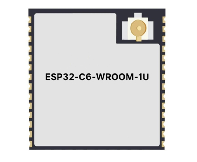 功能強(qiáng)大的ESP32-C6-WROOM-1U-N8 通用型Wi-Fi、IEEE 802.15.4和藍(lán)牙LE模塊