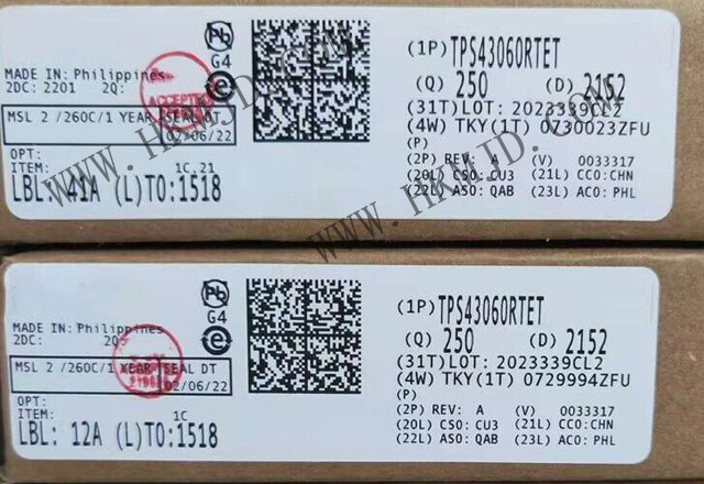 低 Iq、同步升壓控制器 TPS43060RTET IC REG CTRLR BOOST 16WQFN