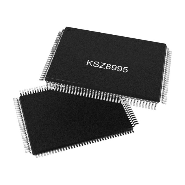 出售【Microchip】KSZ8995XA 集成式 5 端口 10/100 QoS 以太網(wǎng)交換機，支持光纖