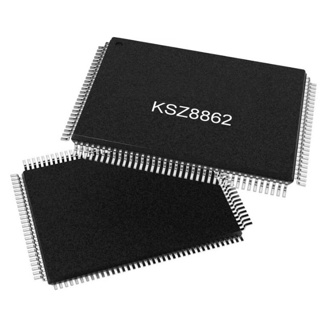 供應，回收【Microchip】KSZ8862-32MQL 雙端口以太網(wǎng)交換機，帶光纖支持