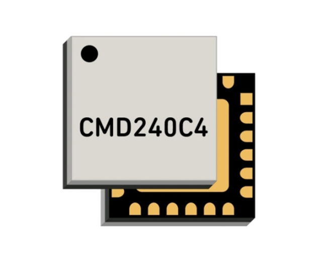 CMD240C4是一款射頻放大器，DC至22GHz，24QFN