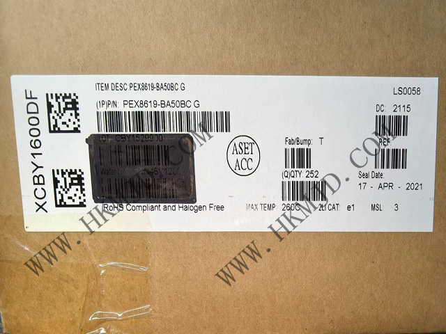 16 通道、16 端口 PEX8619-BA50BCG [Broadcom] PCI Express 交換機，19 x 19mm PBGA