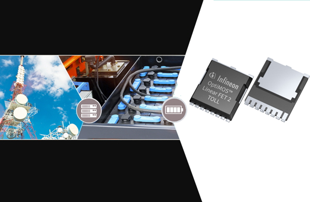 英飛凌推出OptiMOS Linear FET 2 MOSFET，賦能先進的熱插拔技術和電池保護功能