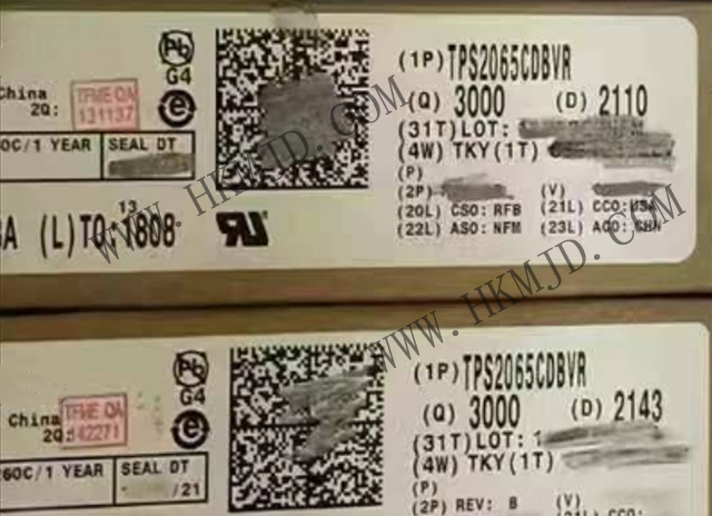 明佳達電子 —— 供應(yīng) [TI] TPS2065CDBVR 電源開關(guān) IC - 限流，配電開關(guān)