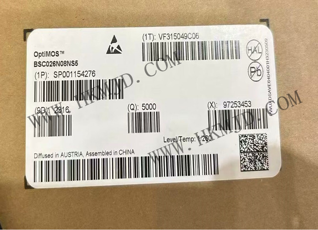 OptiMOS? 5 功率晶體管，80V BSC026N08NS5 N 溝道功率 MOSFET