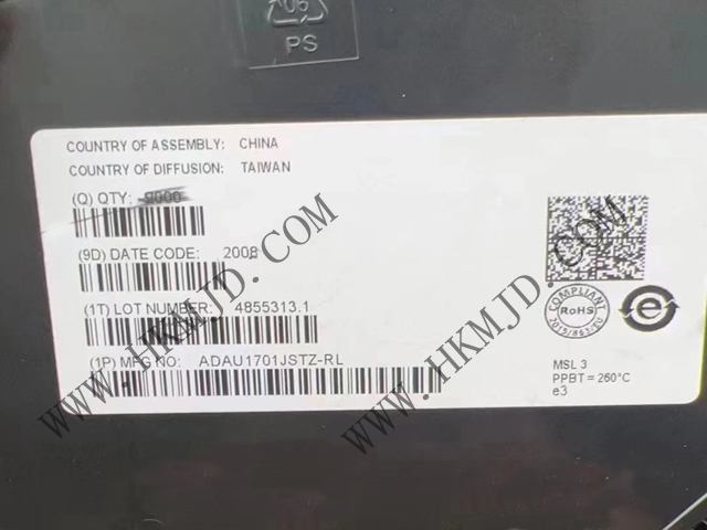 ADAU1701JSTZ SigmaDSP? 28/56 Bit音頻DSP，內(nèi)置2個ADC和4個DAC