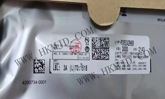 PCM5242RHBR (TI) 4.2VRMS DirectPath?、32 位、384kHz、114dB 音頻立體聲 DAC