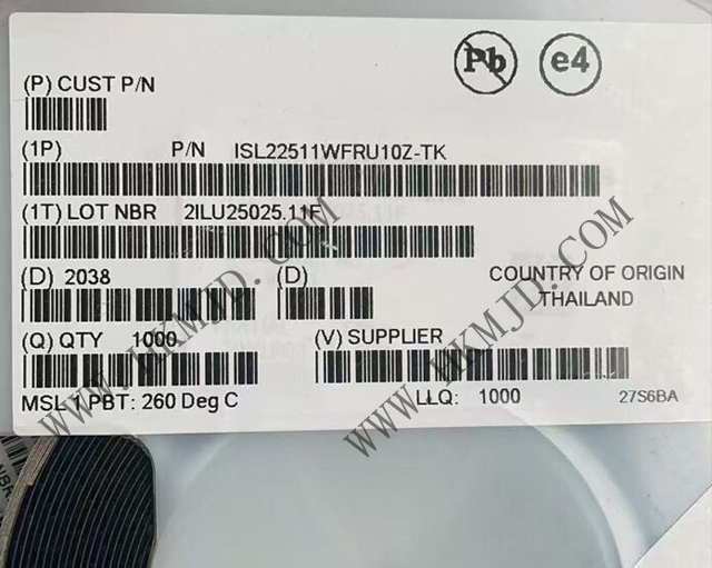 明佳達供應Renesas（ISL22511WFRU10Z）XDCP? 數字電位計，助力高性能電子設計