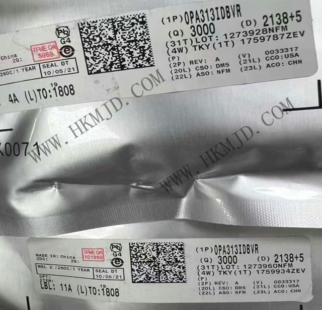 【TI 放大器】出售 OPA313IDBVR 低噪聲、單通道CMOS運(yùn)算放大器