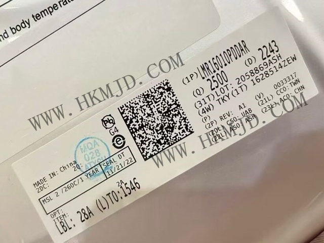 LMR16010PDDAR(TI): SIMPLE SWITCHER? 60V、1A 降壓轉(zhuǎn)換器（IQ 為 40μA）