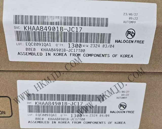 明佳達電子：KHAA84901B-JC17 高性能存儲芯片供應商