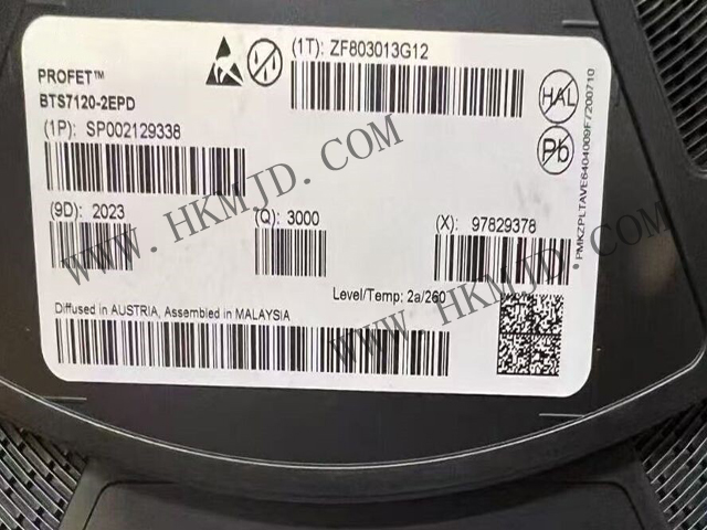 供應Infineon BTS7120-2EPD智能高側電源開關，助力汽車與工業(yè)應用升級