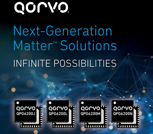 Qorvo Matter 解決方案新增三款QPG6200系列SoC
