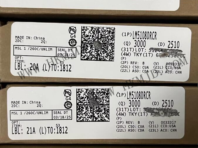[供應(yīng) TI 電源管理IC] 供應(yīng)TI LM5108DRCR 2.6A，110V 半橋柵極驅(qū)動器