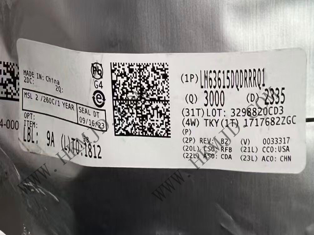 供應(yīng)德州儀器 LM63615DQDRRRQ1 3.5V 至 36V、1.5A 汽車降壓轉(zhuǎn)換器
