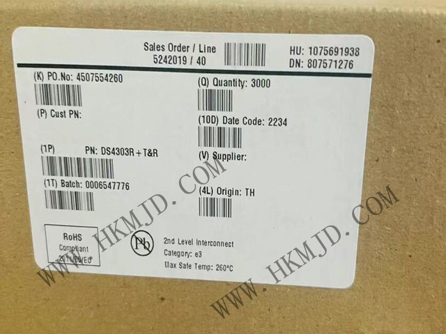 供應(yīng) Maxim DS4303R 電子可編程電壓基準(zhǔn)，適用于自動(dòng)工廠校準(zhǔn)