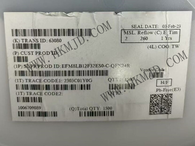現(xiàn)貨供應(yīng) Silicon Labs EFM8LB12F32ES0-C-QFN24R——高性能8位微控制器（MCU）